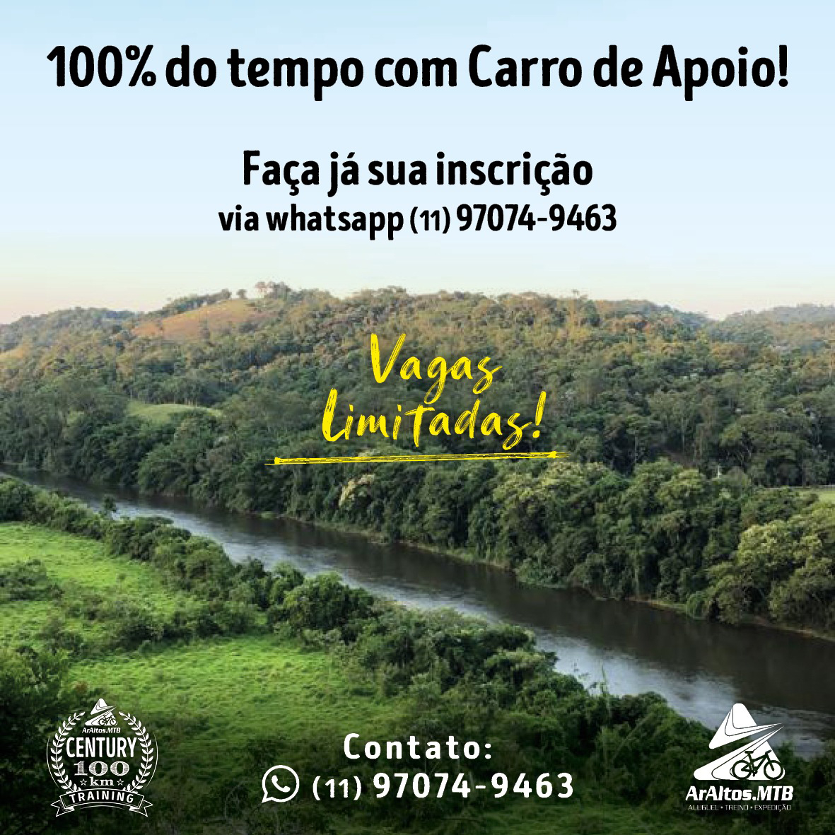 informações treinos de bike