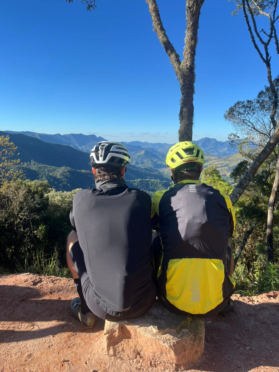 Mirante durante o roteiro de bicicleta 